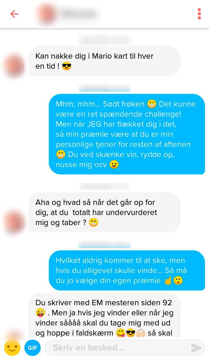 sjov dating profiltekst